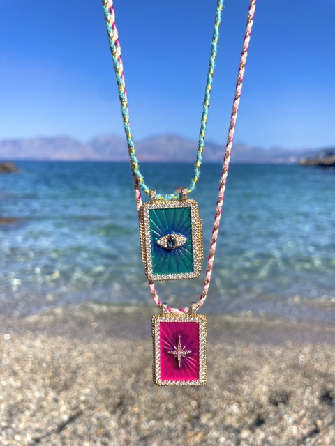 STAR PINK AURA NECKLACE