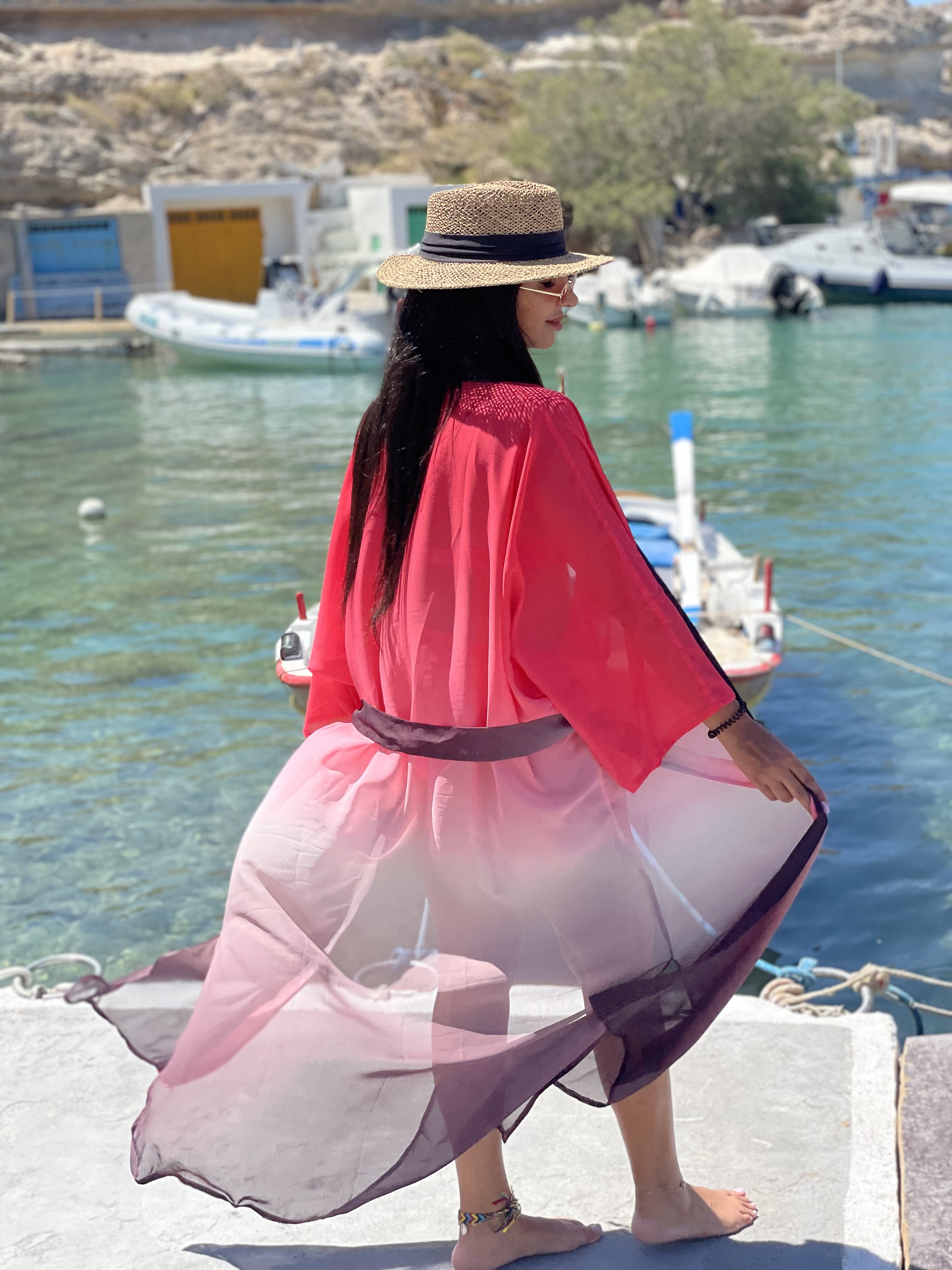 Women Aura Ombré Luxury Kimono