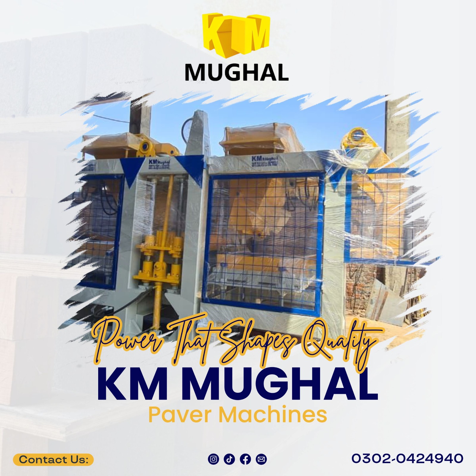 Automatic Concrete Block & Paver Making Machine In Pakistan