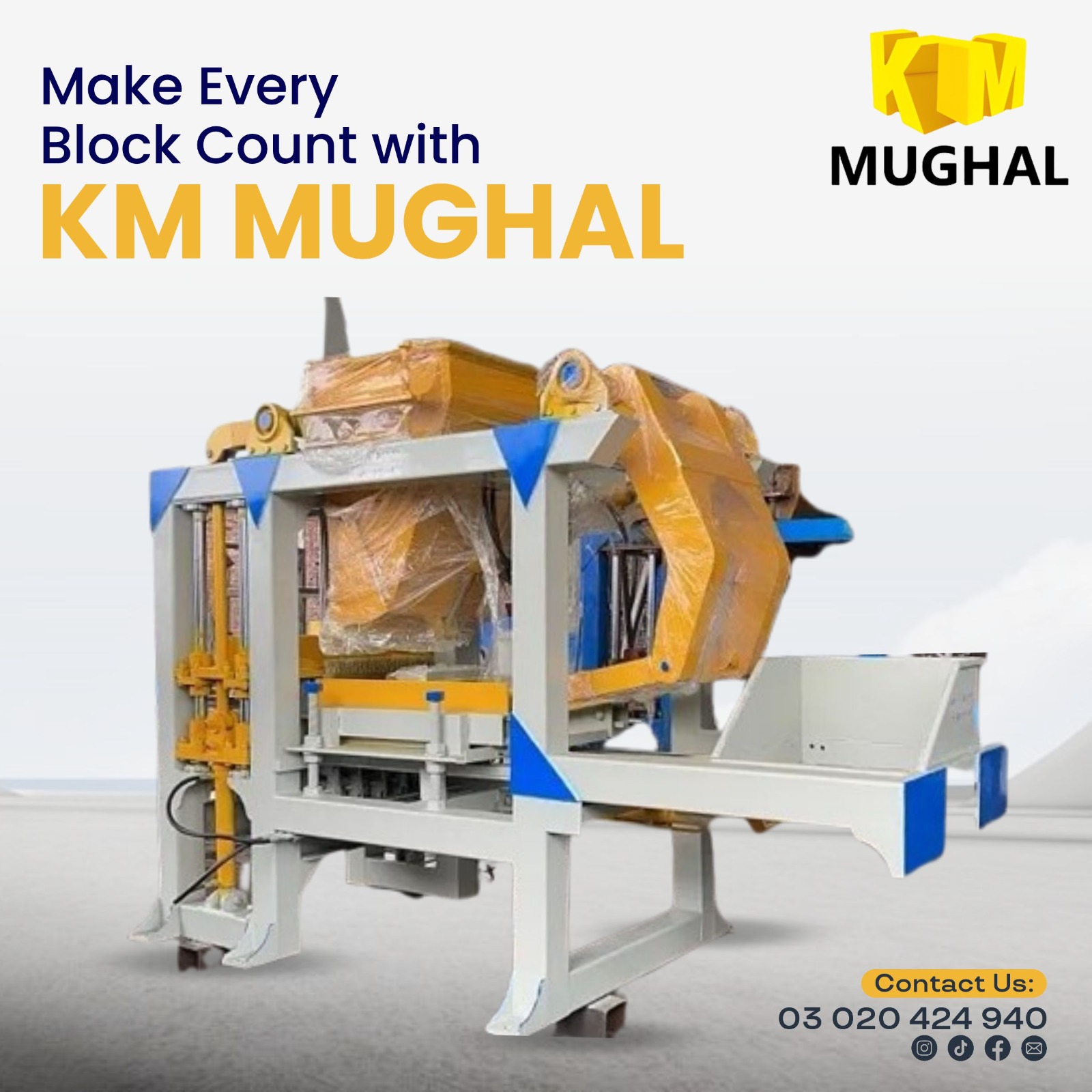 High-Performance Concrete Block Making Machine | Durable, Fast & Profitable