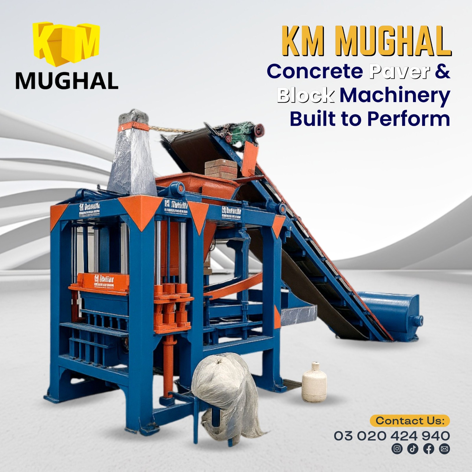 High-Performance Concrete Block Making Machine | Durable, Fast & Profitable
