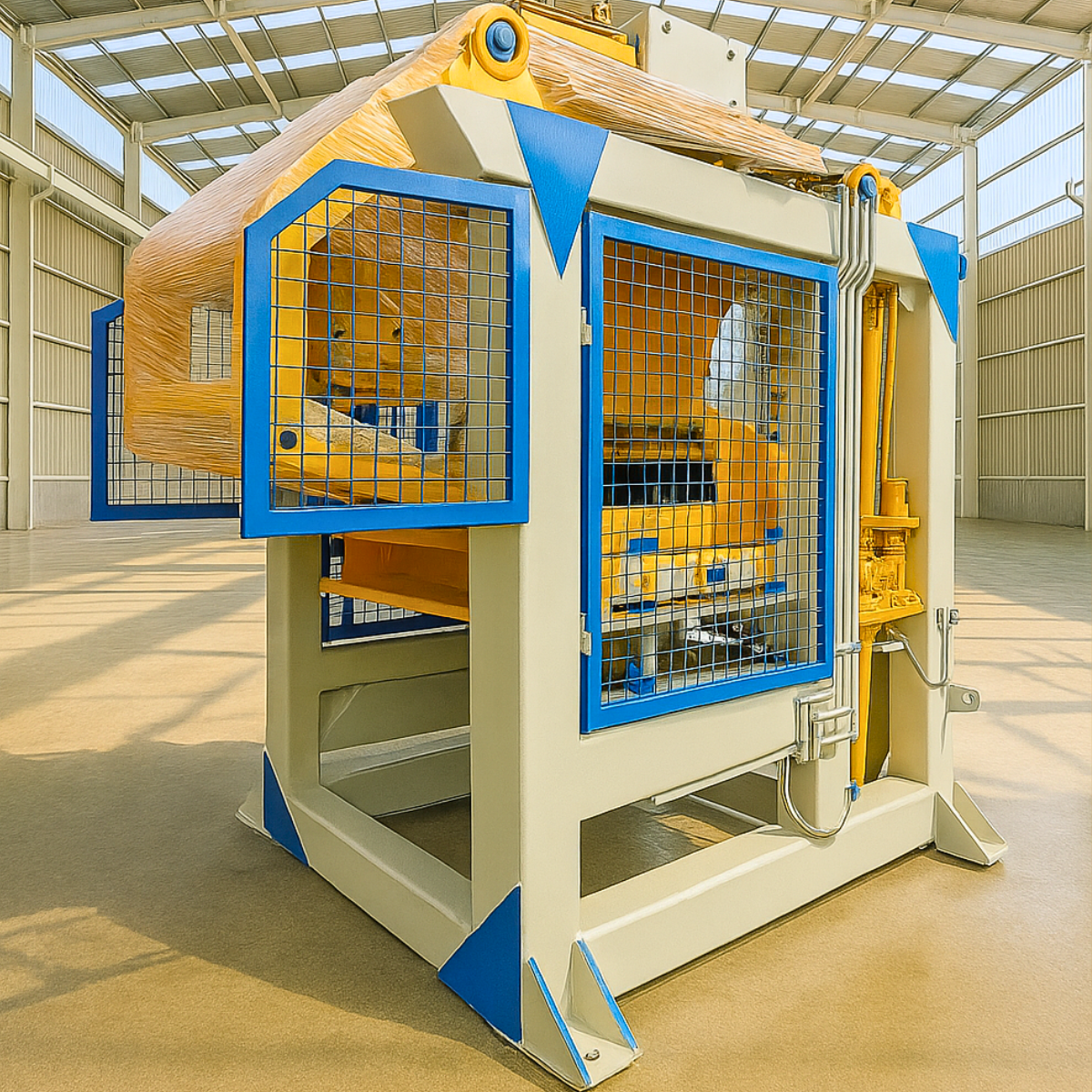 Industrial Hydraulic Press Concrete Block Making Machine | Build Stronger, Faster, Smarter