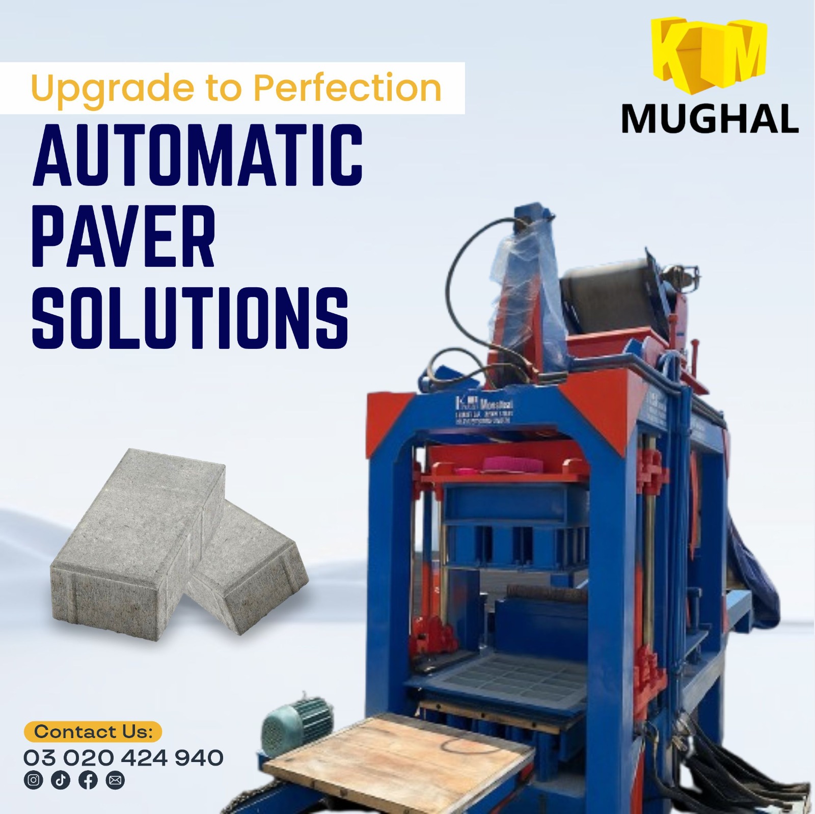 High-Performance Concrete Block Making Machine | Durable, Fast & Profitable