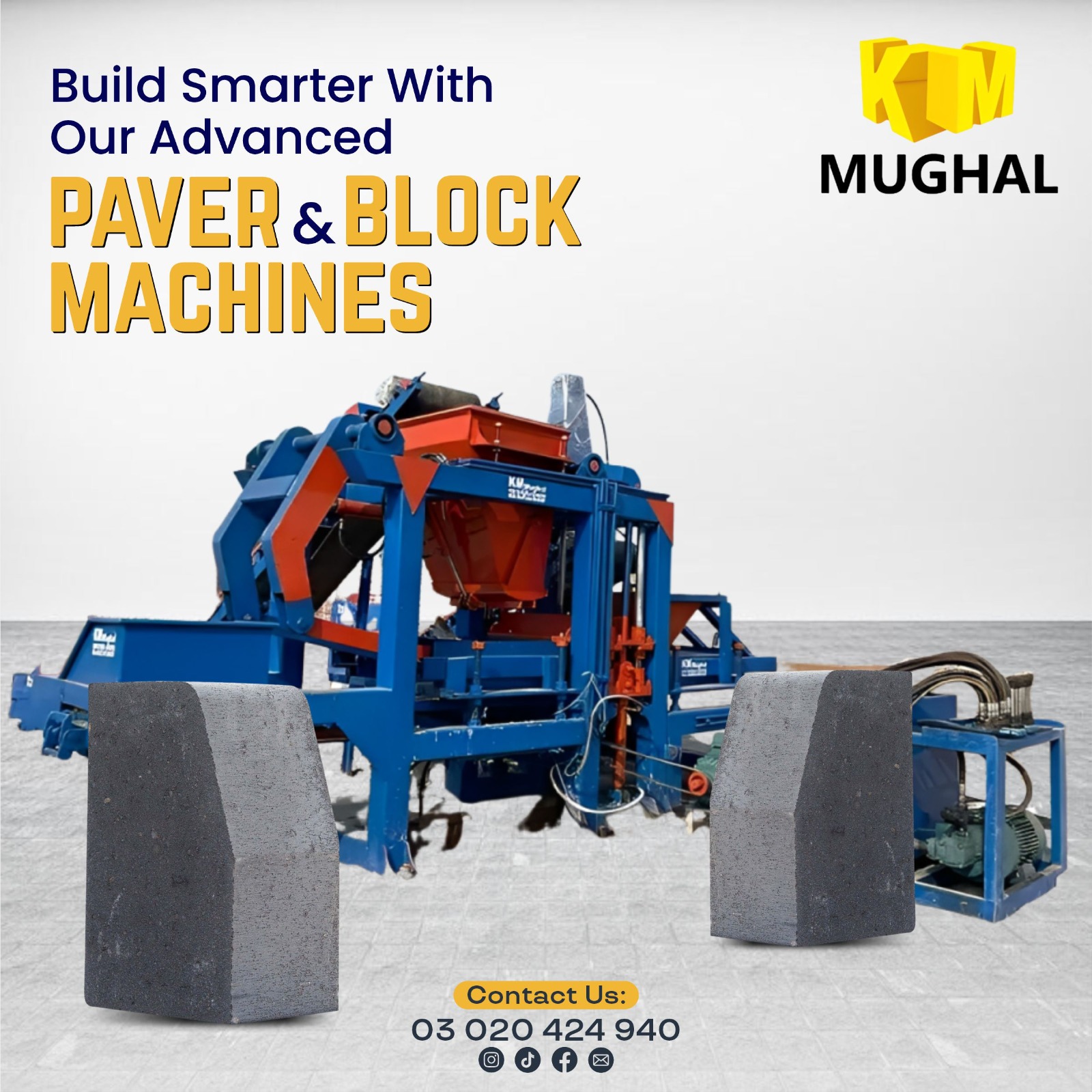 High-Performance Concrete Block Making Machine | Durable, Fast & Profitable
