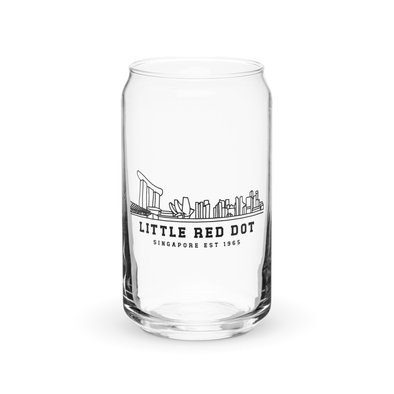 Little Red Dot can-shaped glass
