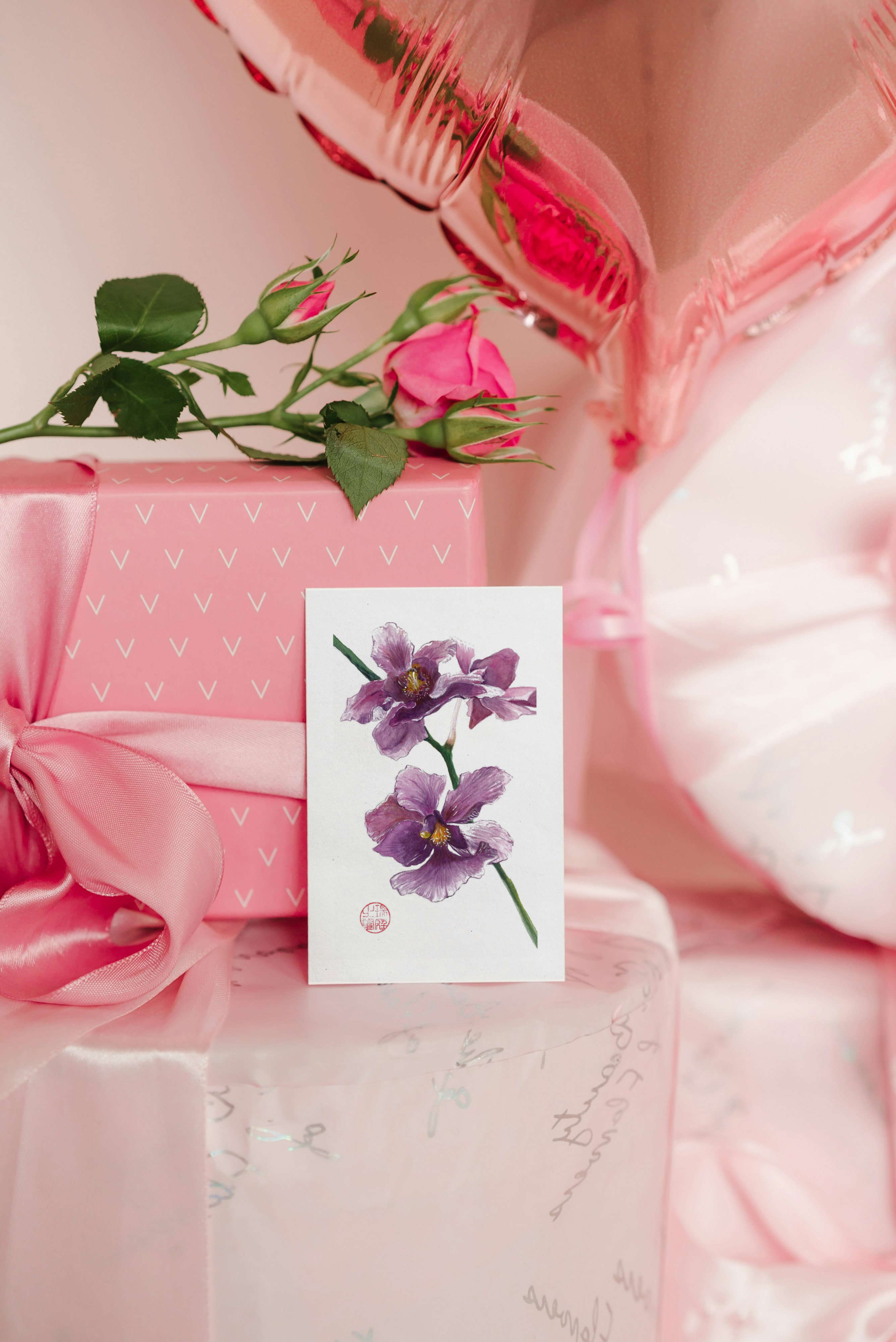 Orchid Postcard