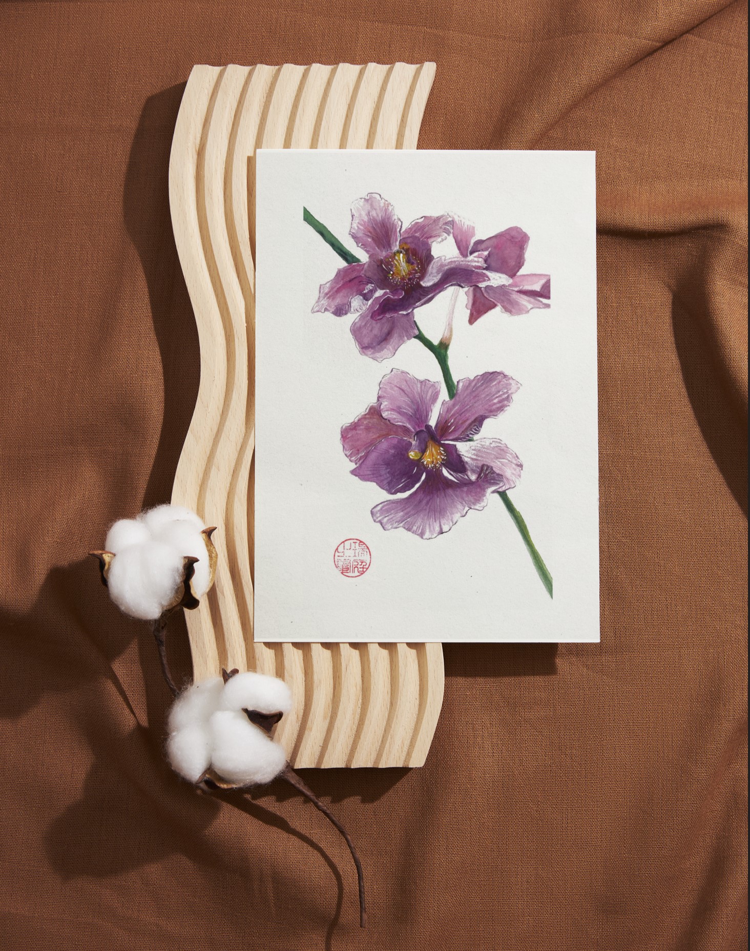 Orchid Postcard