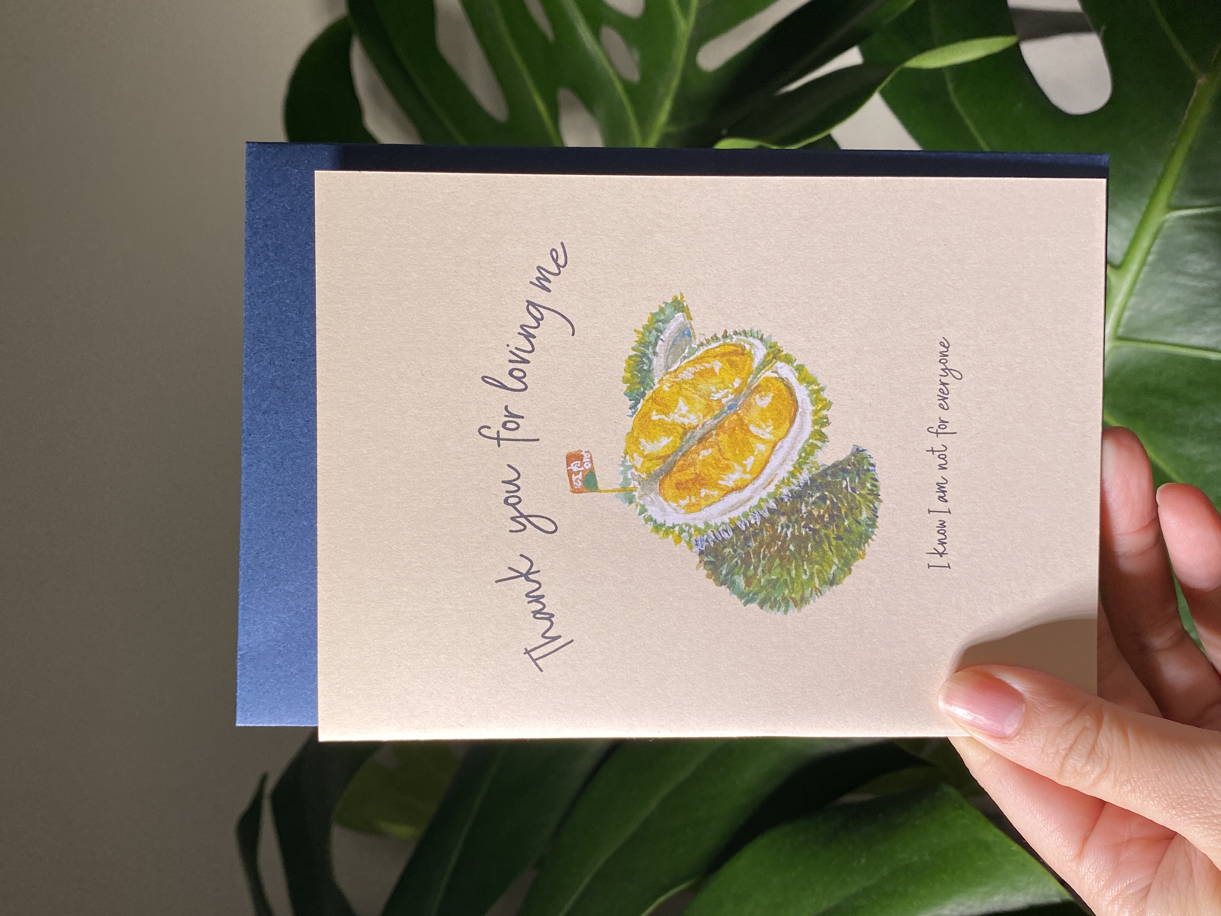 Thank you for loving me! Greeting card