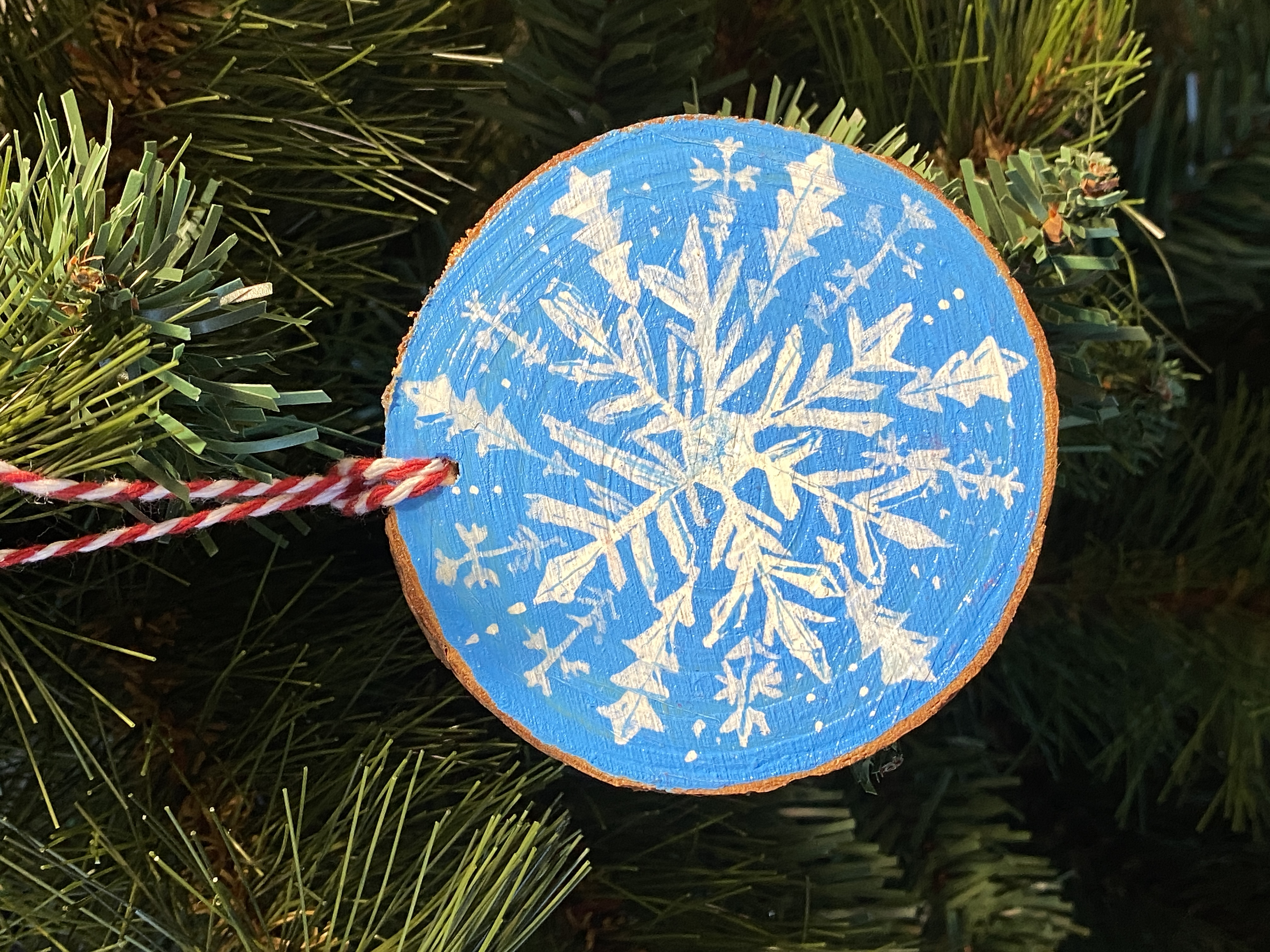 Hand-painted Snowflake Ornament