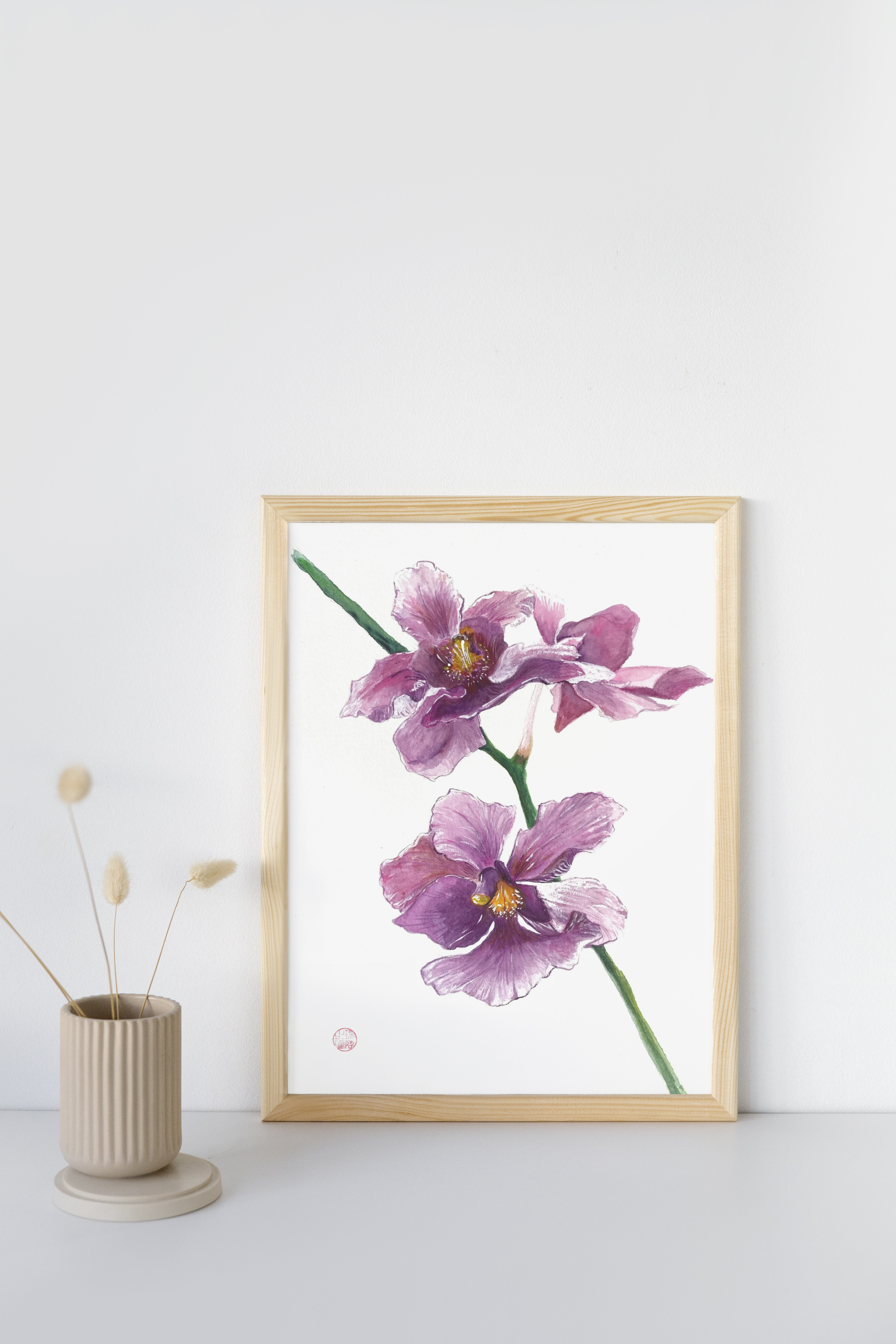 Orchid, A4 Fine art Giclée Print