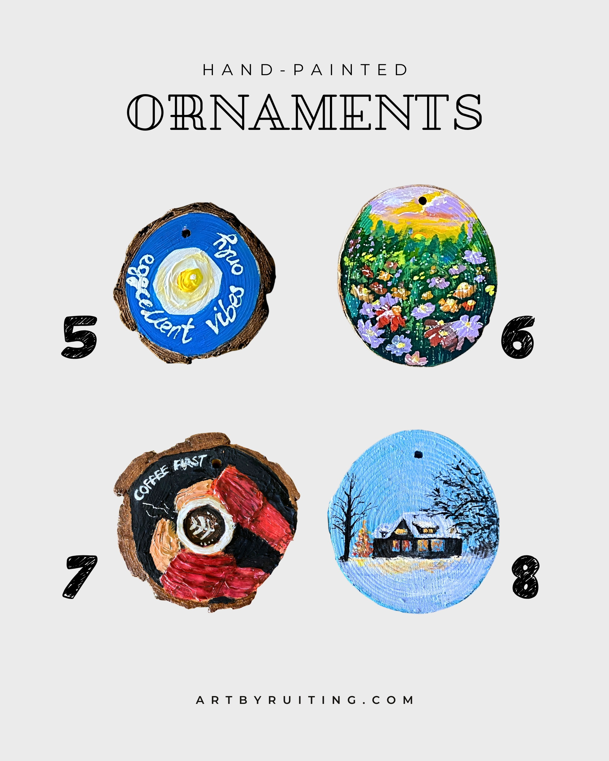 Unique designs Christmas Ornaments