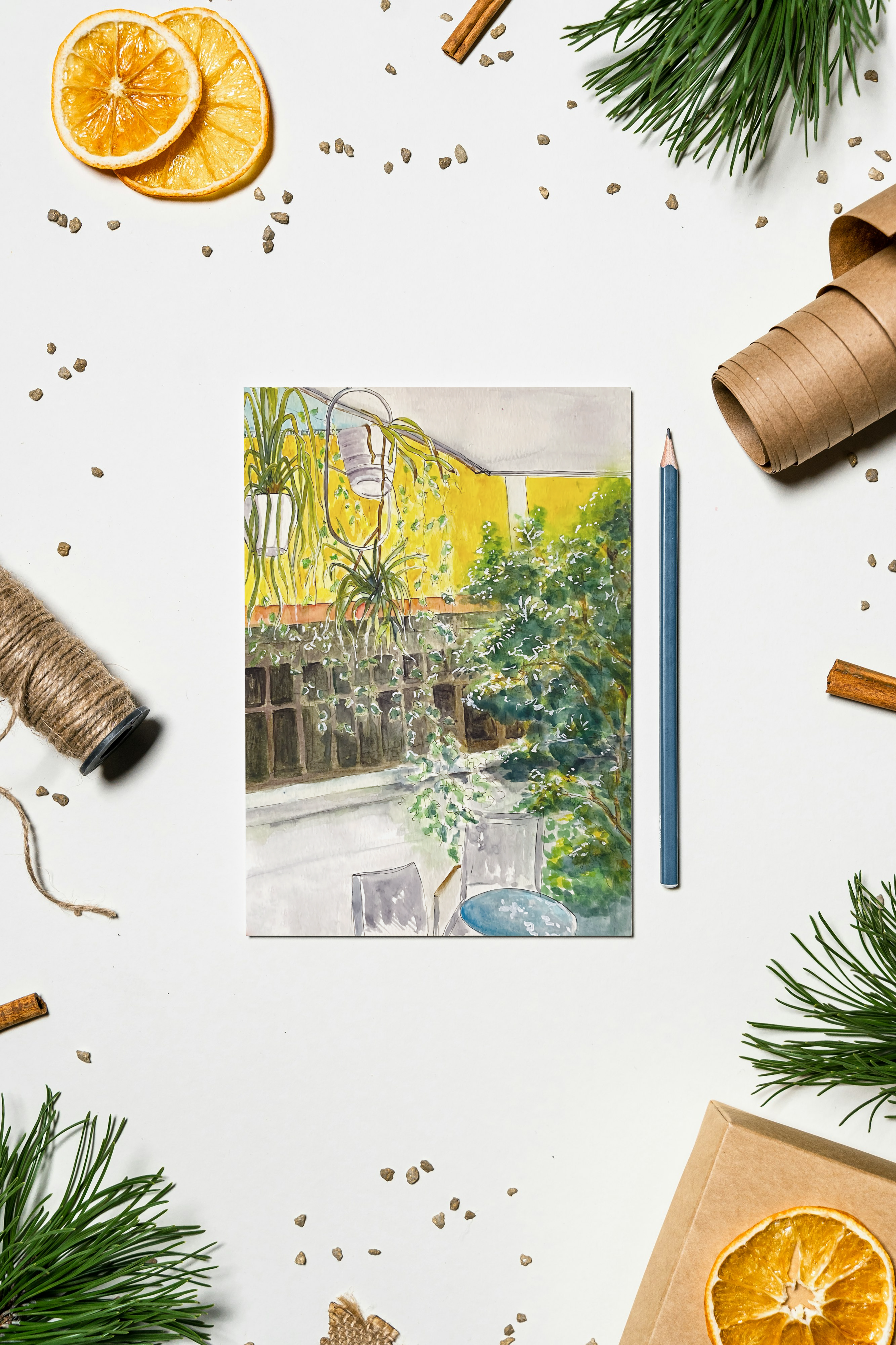 Story Cafe in Munich Postcard