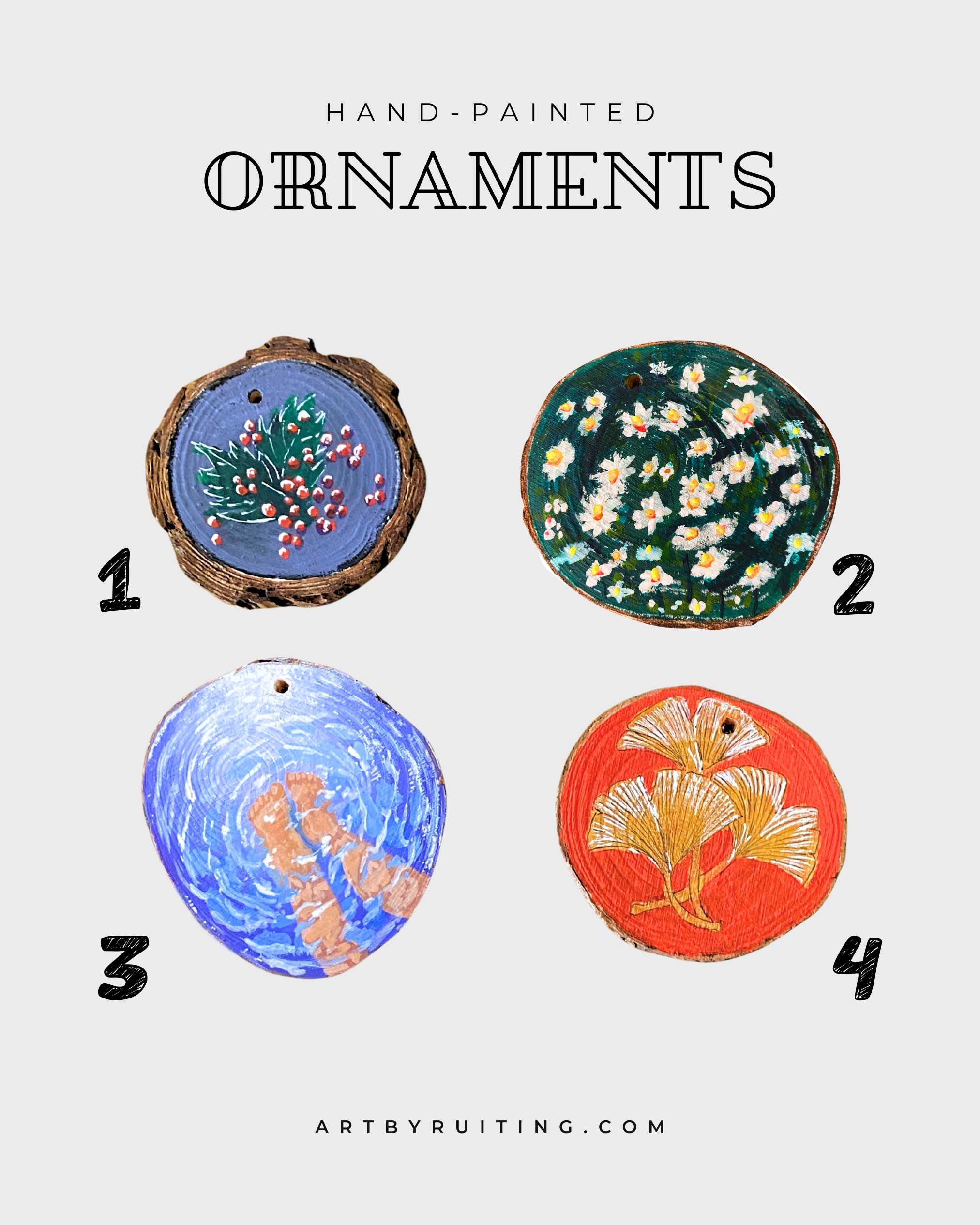 Unique designs Christmas Ornaments