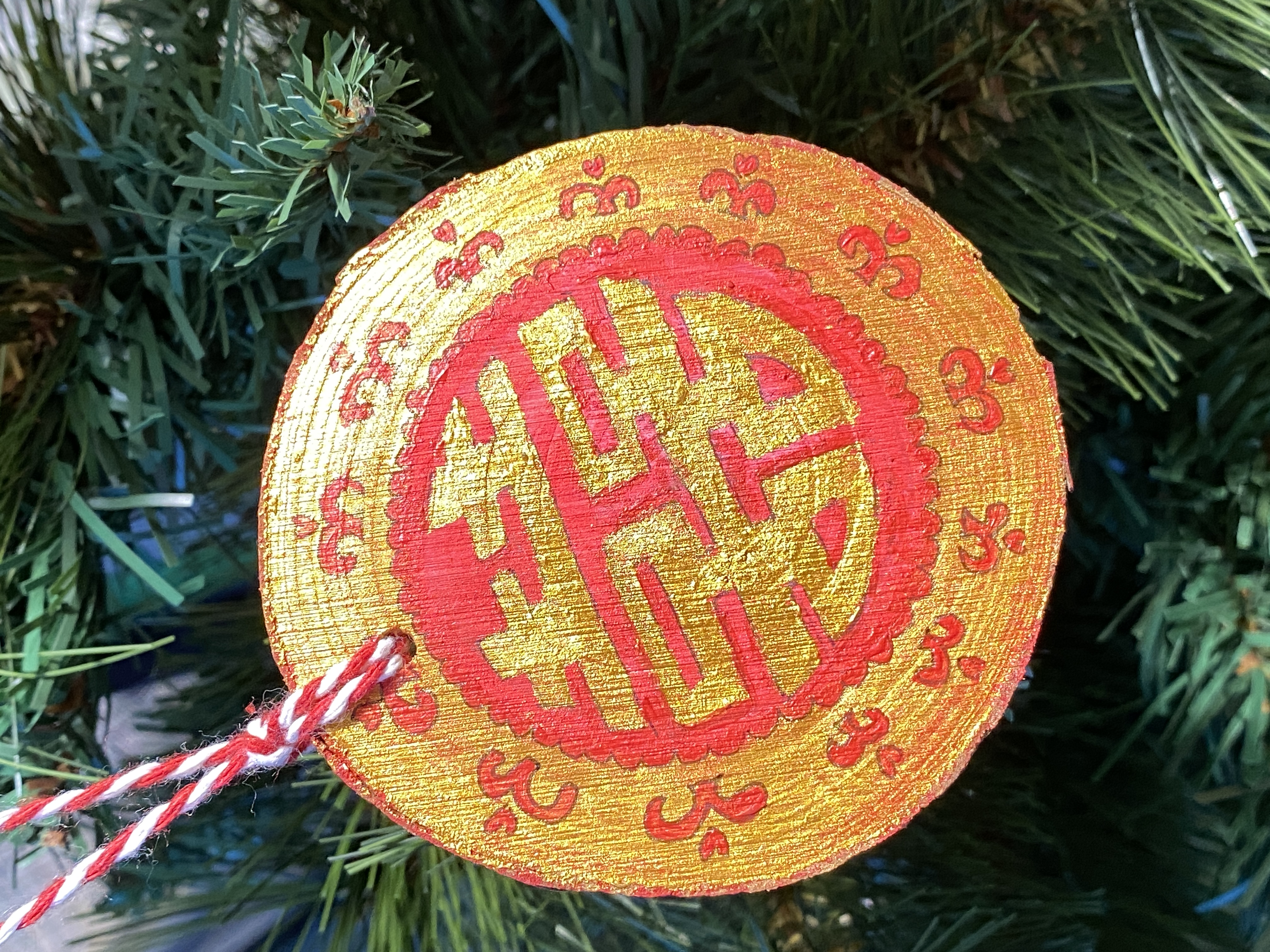 Chinese Weddings or Lunar New Year Wooden Ornament