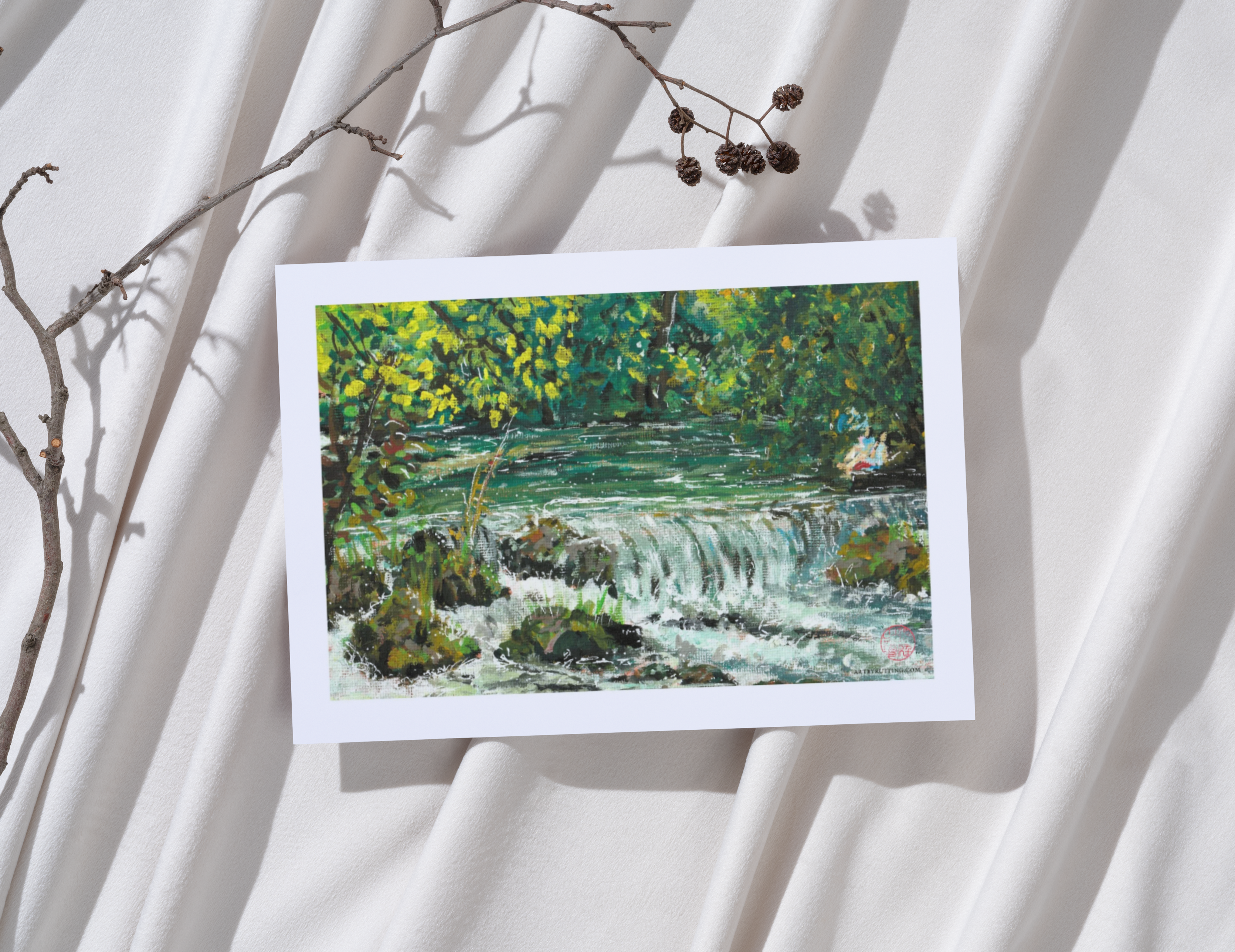 Schwabinger Bach Postcard
