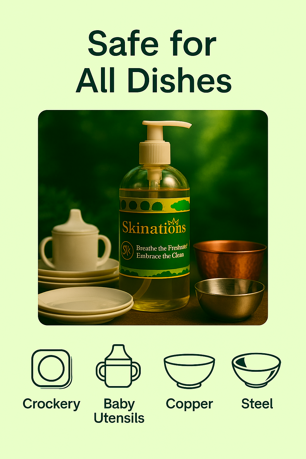 Skinations Dish Wash Tester Pack (100 Gms)