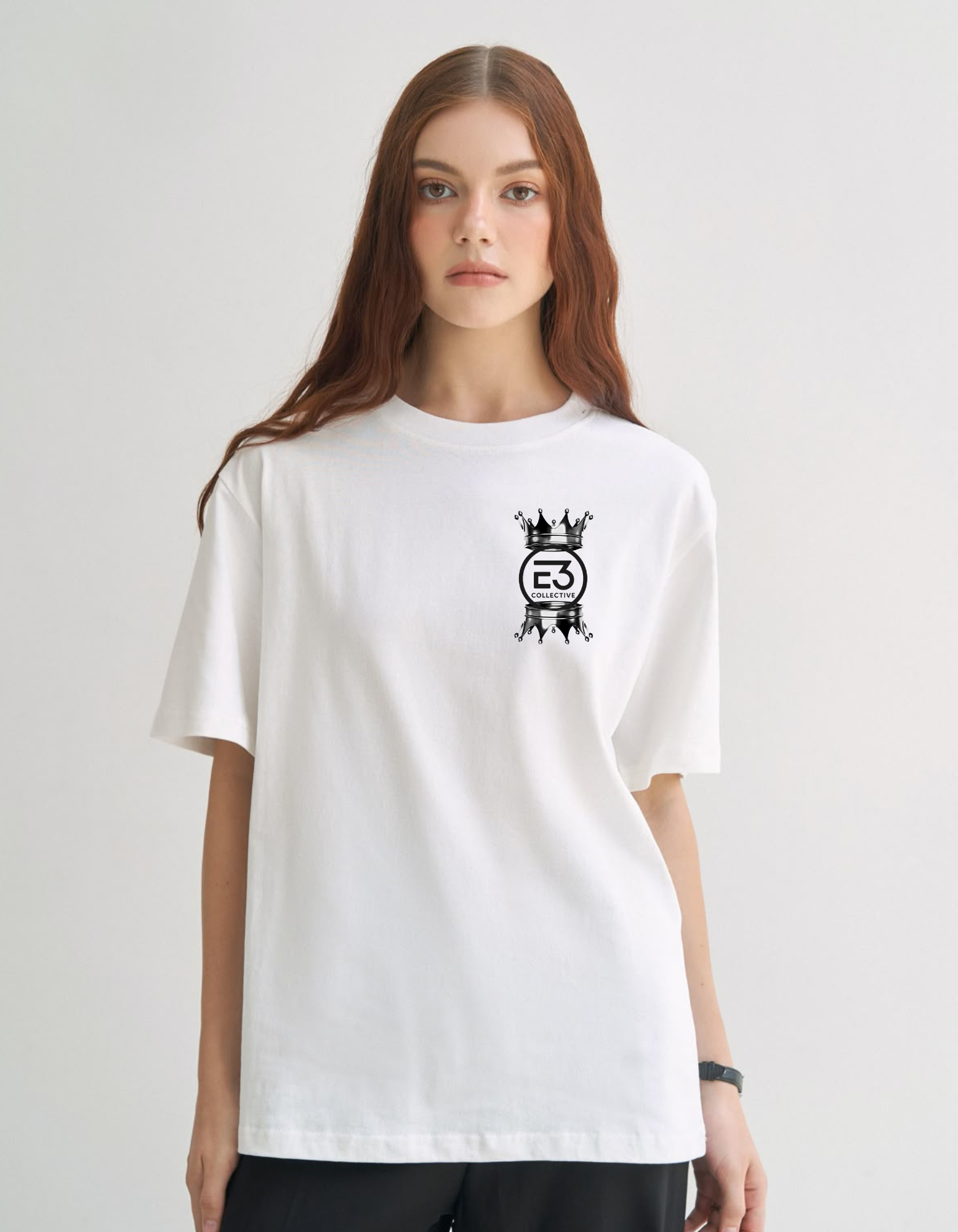 E3 Crown Graphic White T-Shirt