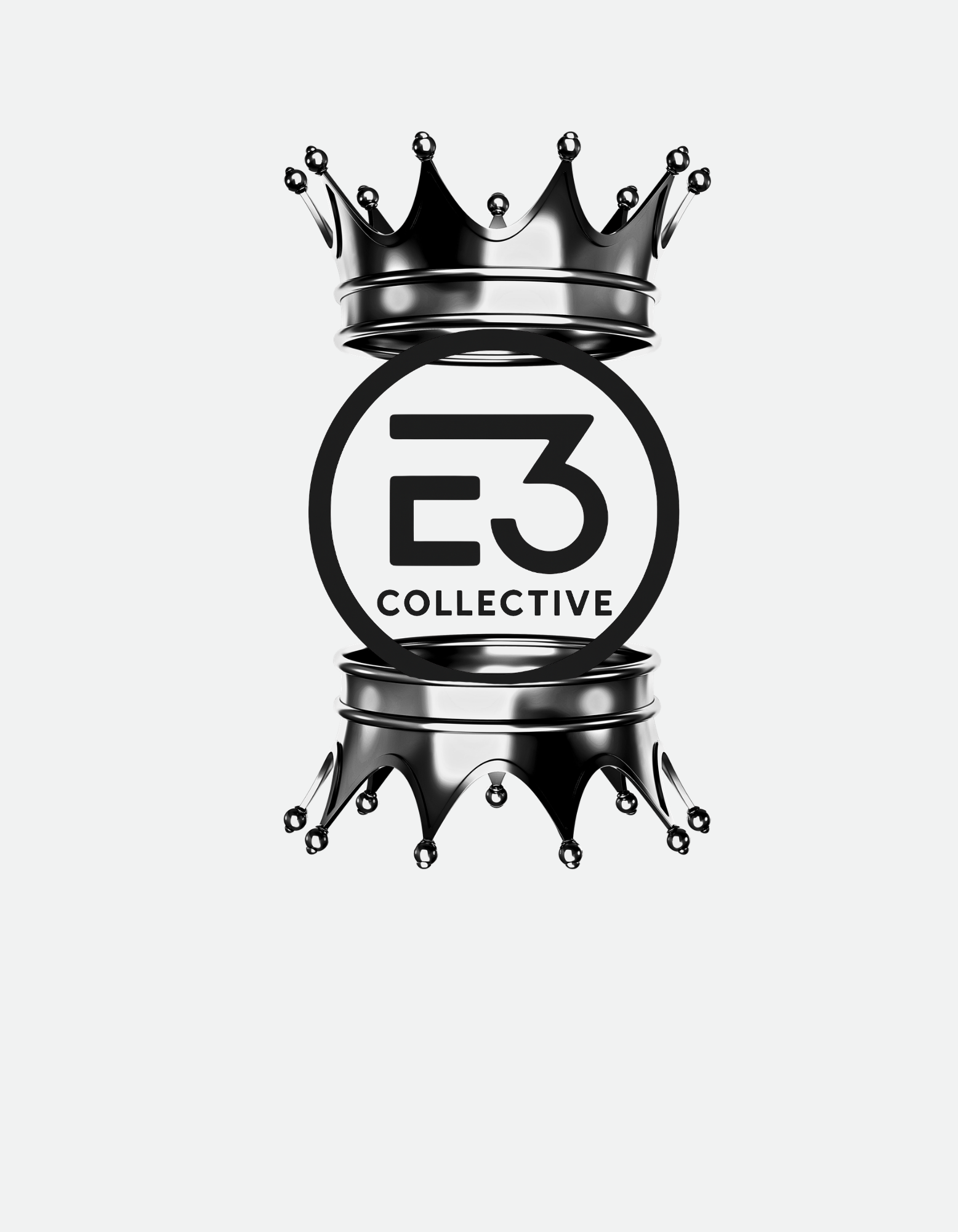 E3 Crown Graphic White T-Shirt