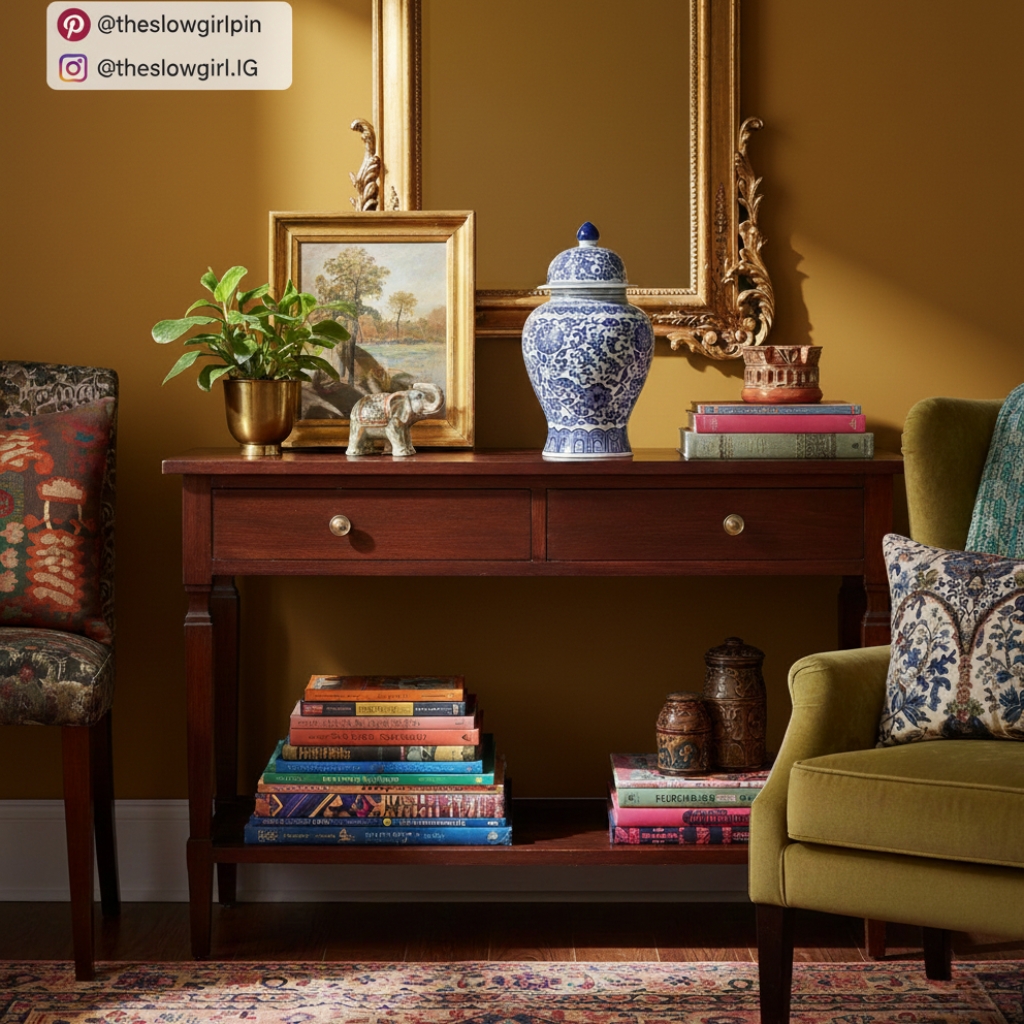 Blue & White Ginger Jar Ceramic Vase