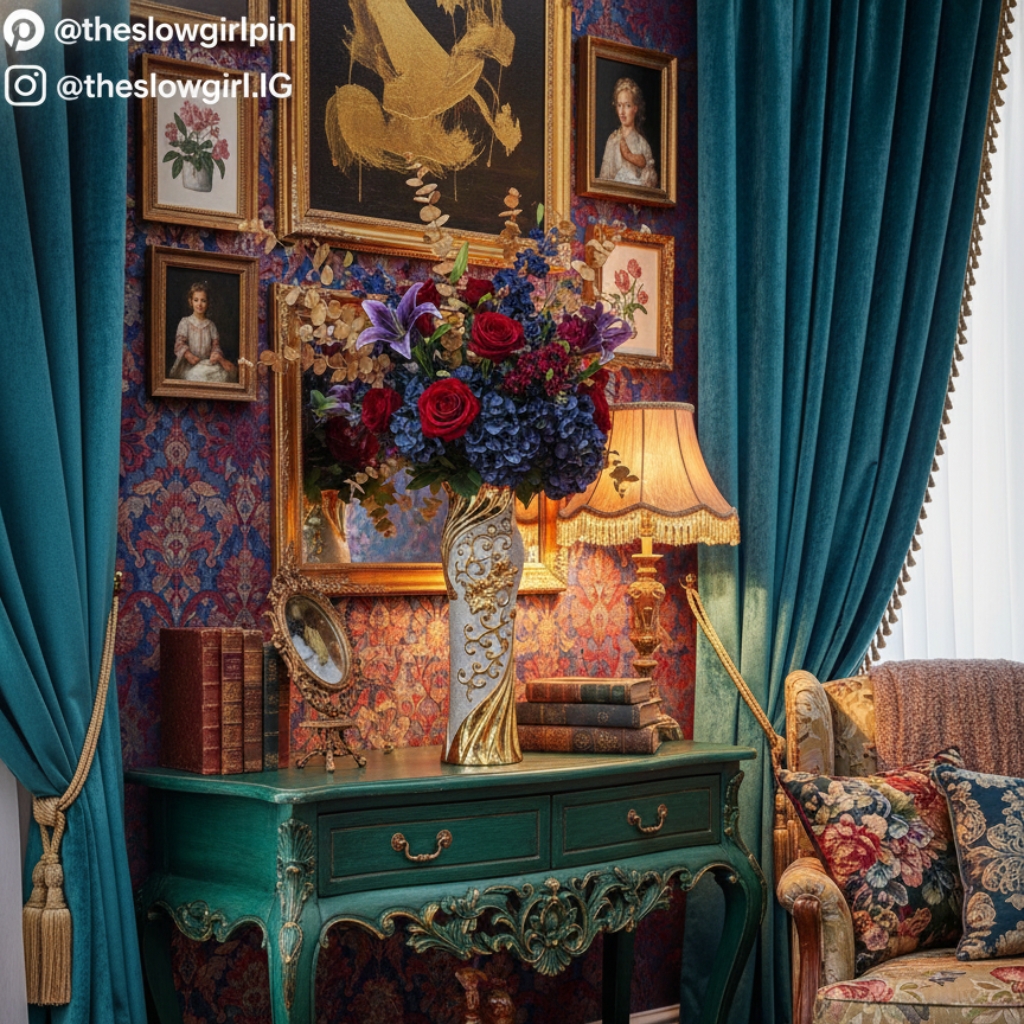 European Palace Carved Ceramic Vase