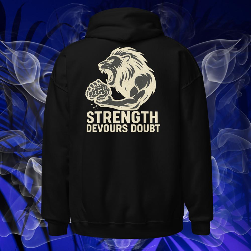 Strength Devours Doubt | Unisex Heavy Blend Hoodie 
