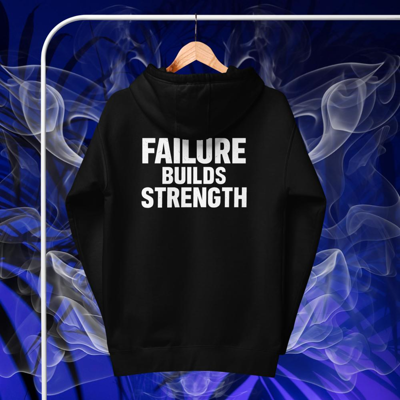 FAILURE BUILDS STRENGTH | Athletic Unisex Hoodie | Gymrat hoodie 