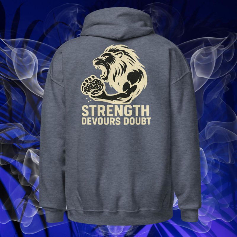 Strength Devours Doubt | Unisex Heavy Blend Hoodie 