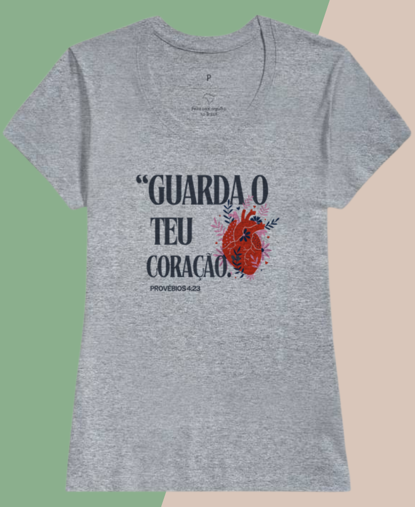 Camiseta 'Guarda o teu coração'