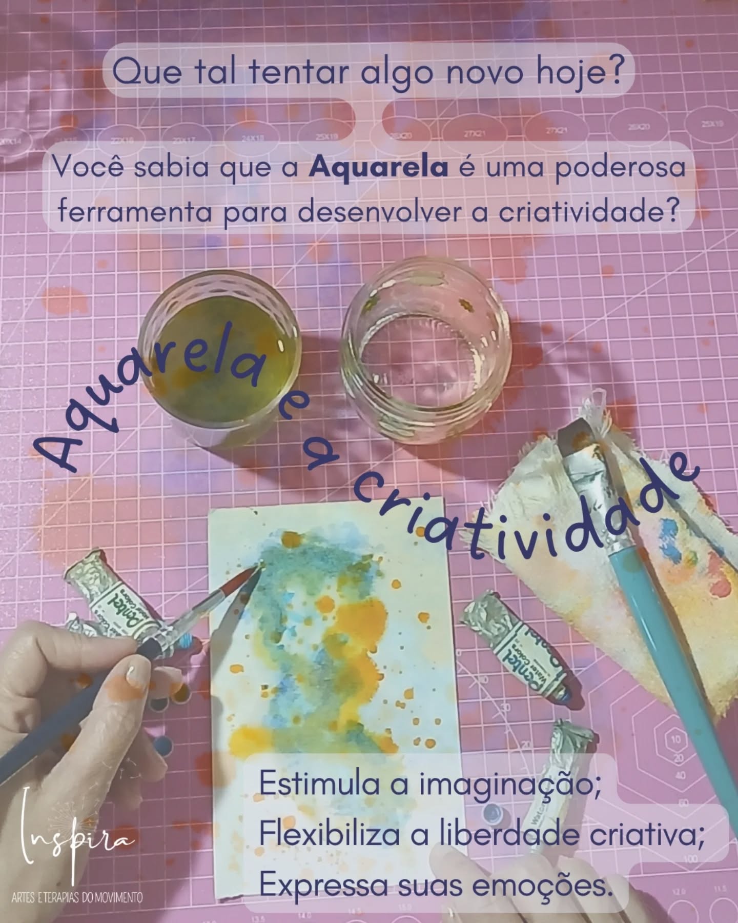 Oficina de Aquarela Criativa