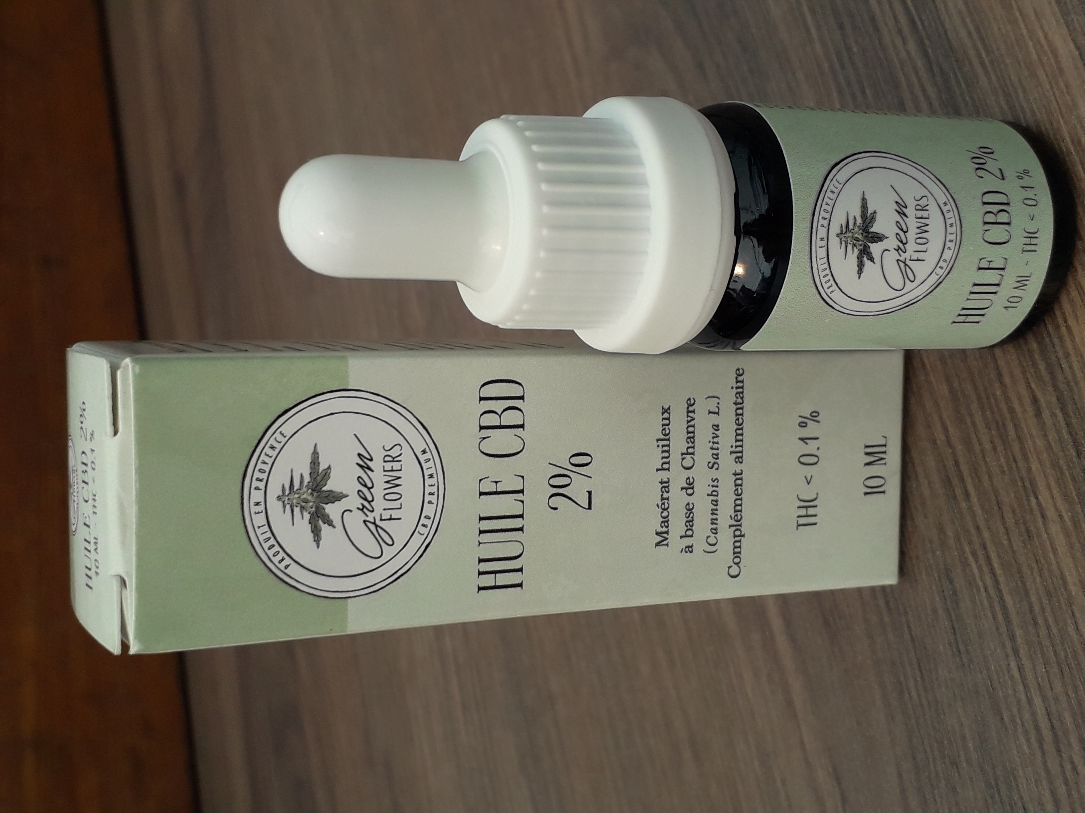 Huile sublinguale 10ml CBD 2%