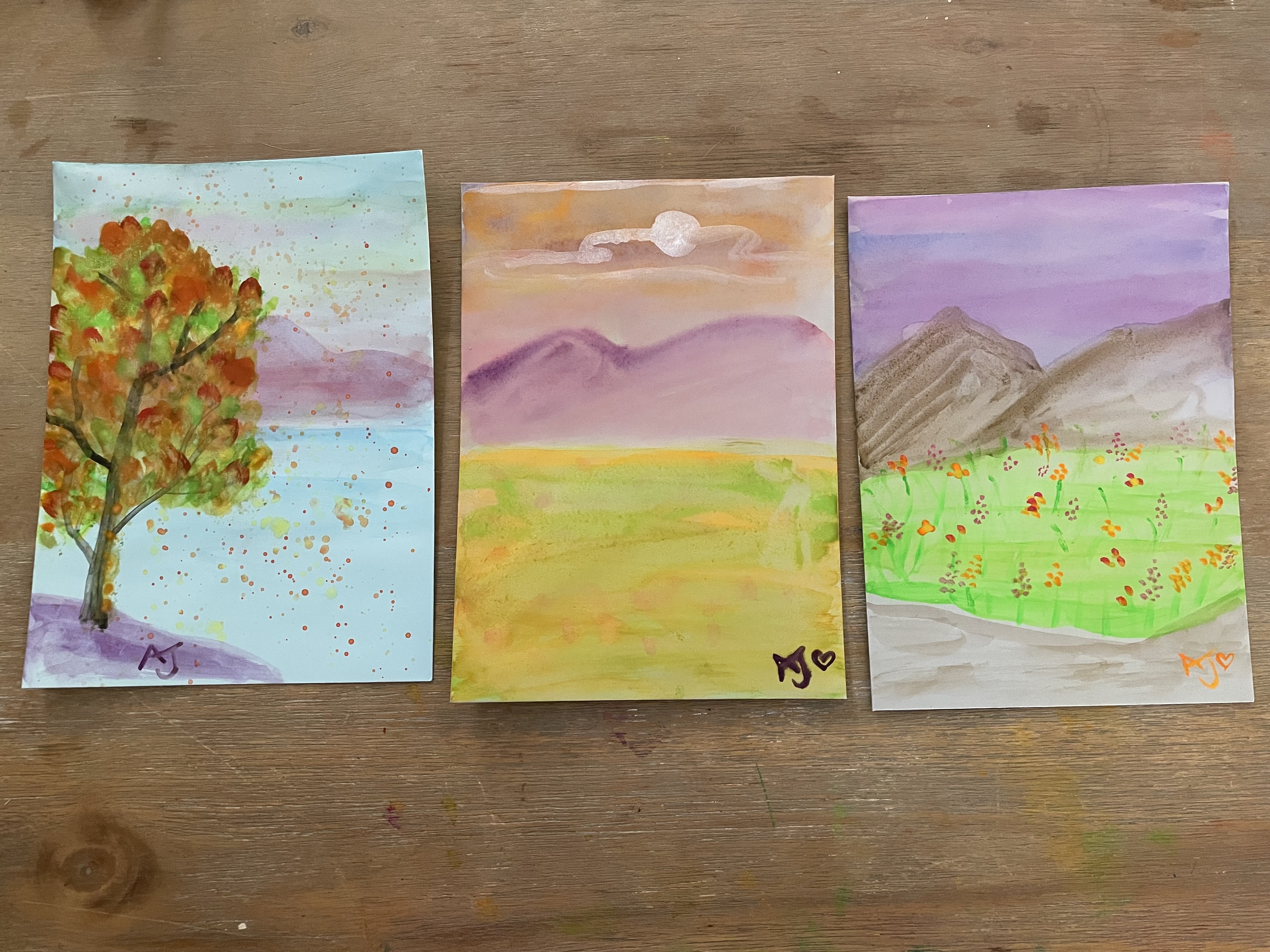 Hand-painted Landscape Artwork