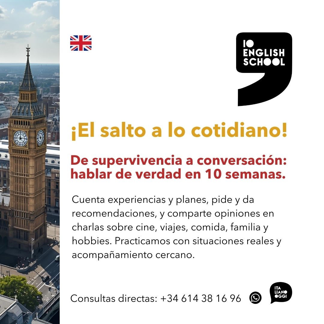 Curso de Inglés – 10 semanas de conversación