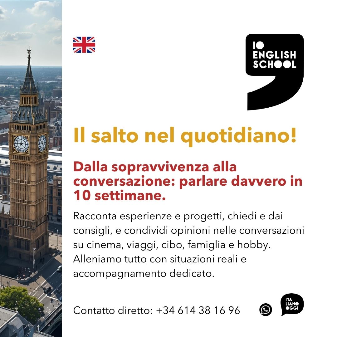 Curso de Inglés – 10 semanas de conversación
