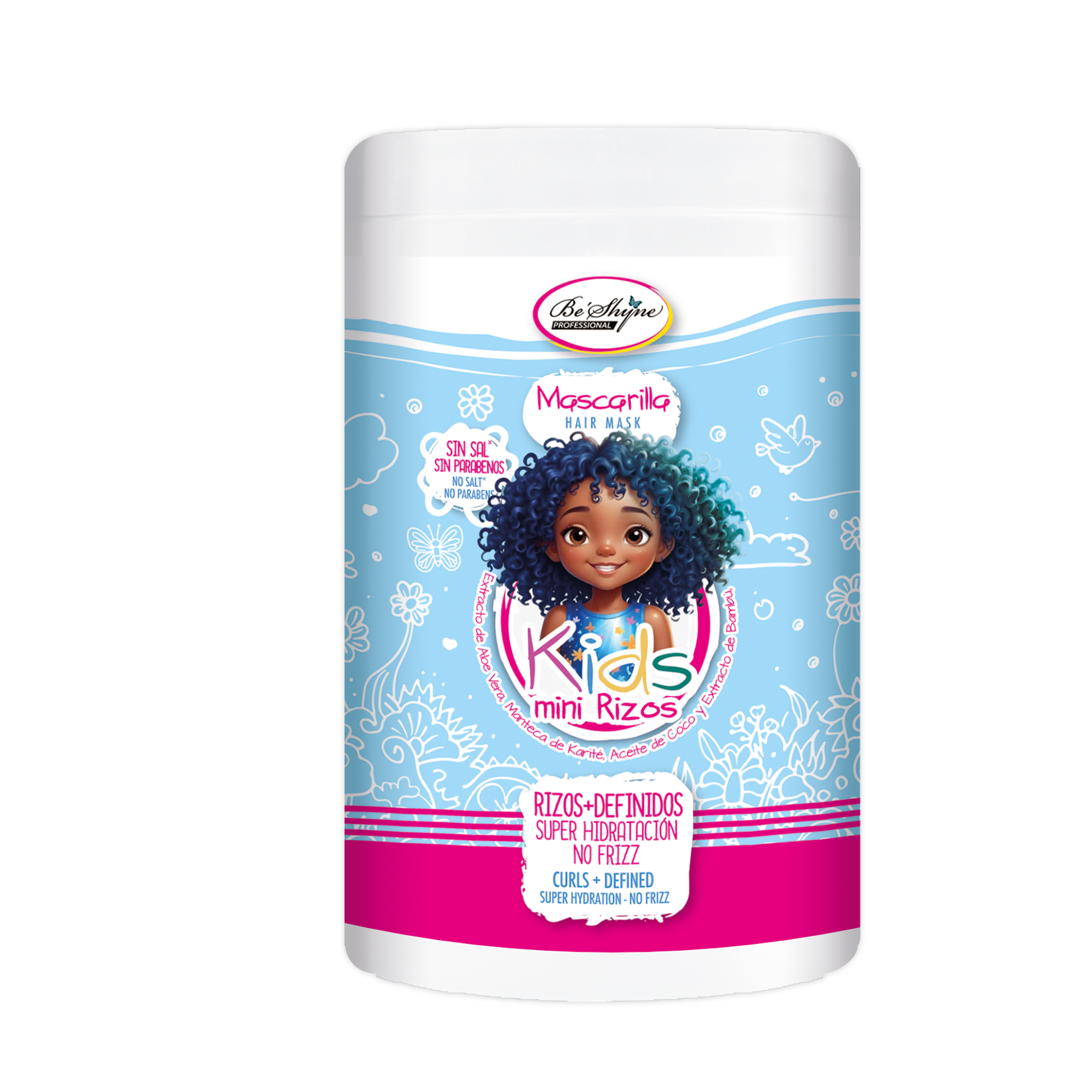 Mascarilla Capilar Kids Mini Rizos, 1 L Be Shyne
