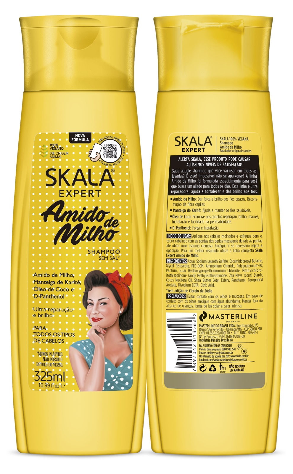 Skala Expert Amido de Milho Shampoo