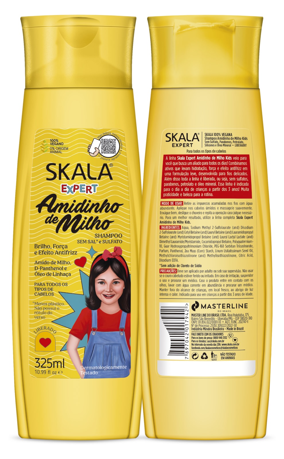 Shampoo Skala Expert Amidiño de Milho 325ml