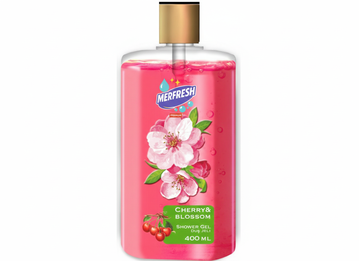   MERFRESH SHOWER GEL 400 ml CHERRY & BLOSSOM