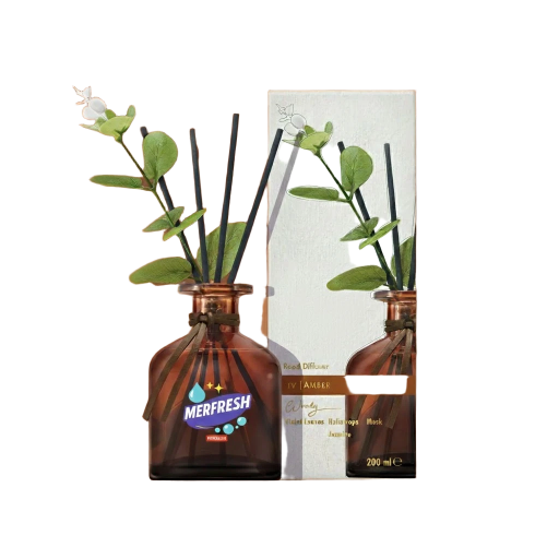 MERFRESH Premium Reed Diffuser – Amber