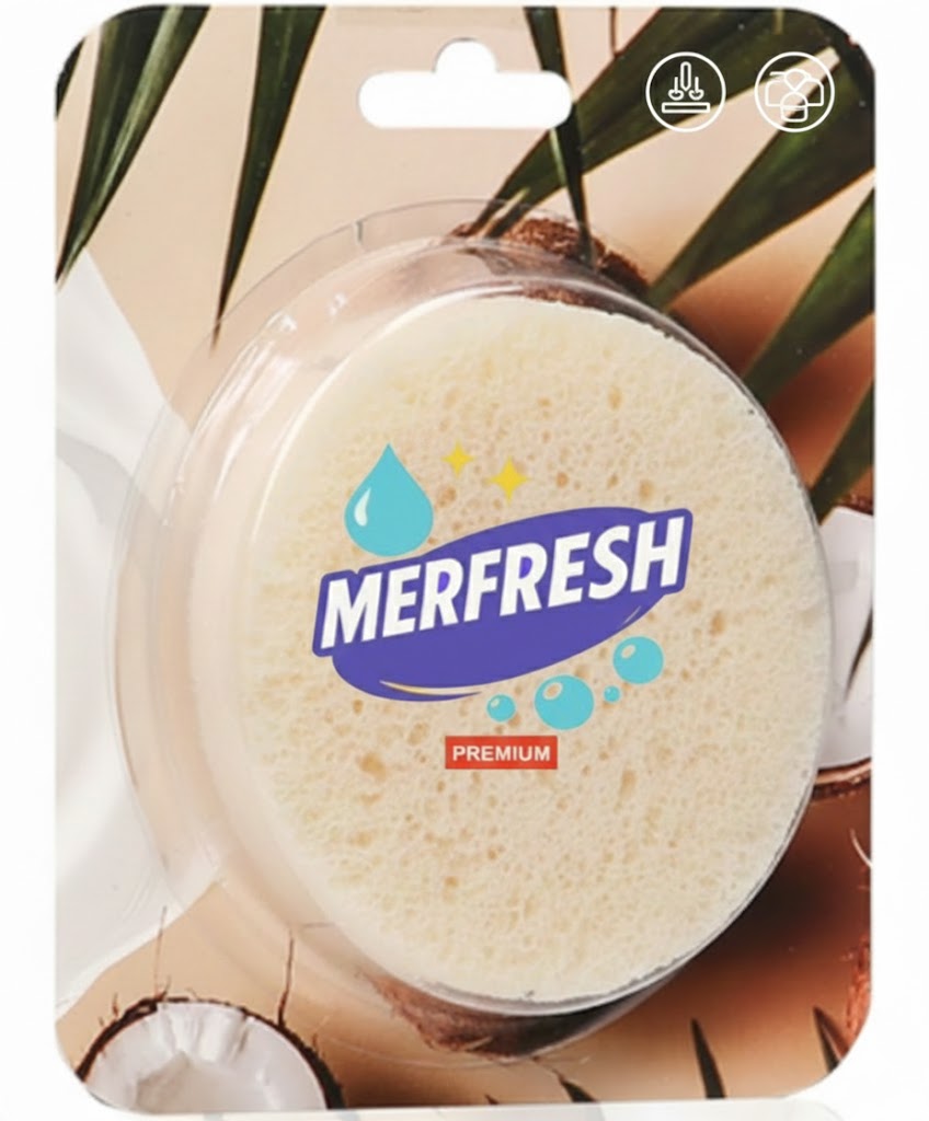 Coconut Soap with Sponge