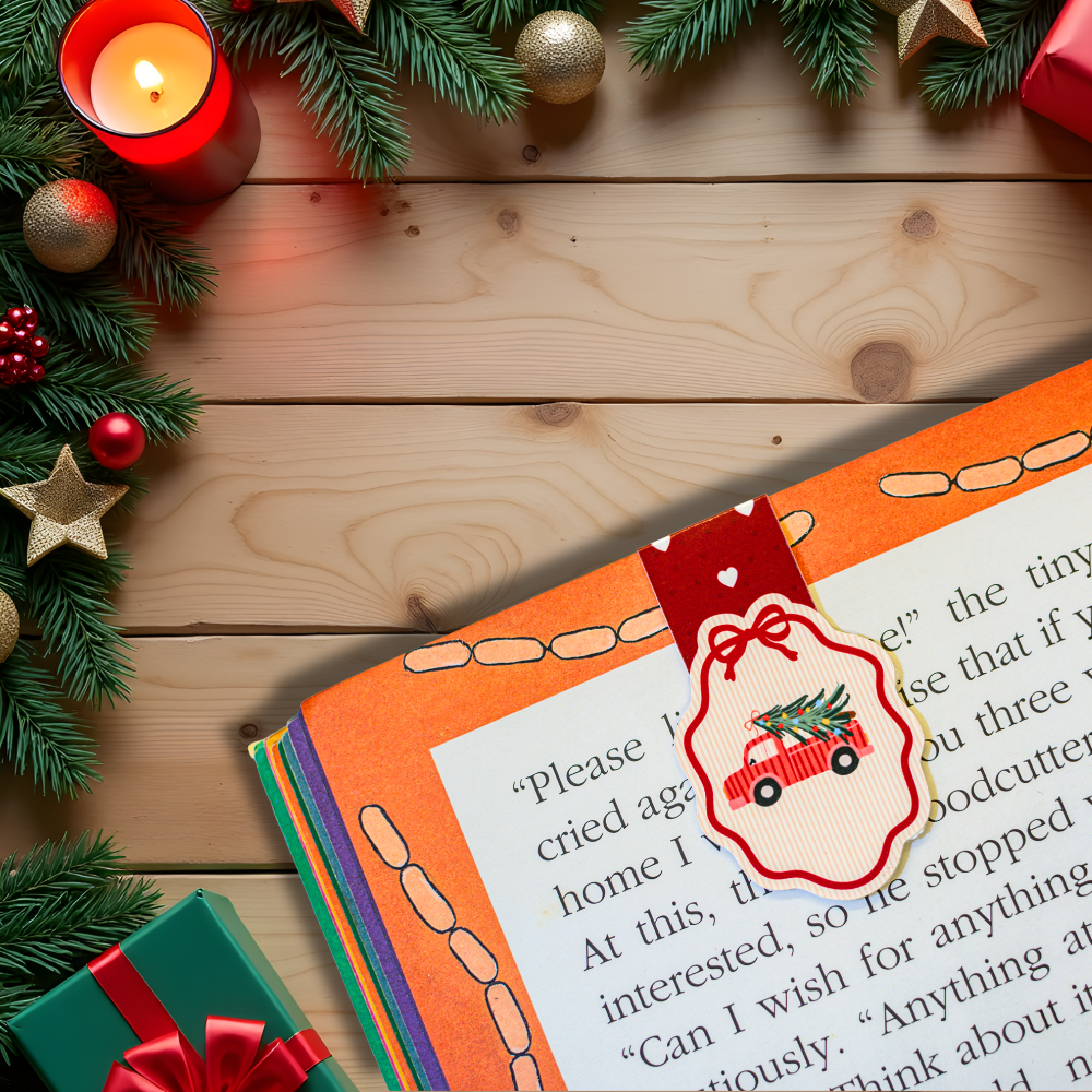 Christmas Tree Delivery Joy – Christmas Edition Premium Magnetic Bookmark