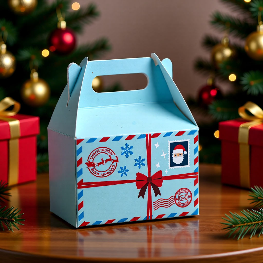 North Pole Delivery Mini Box – Christmas Gift 