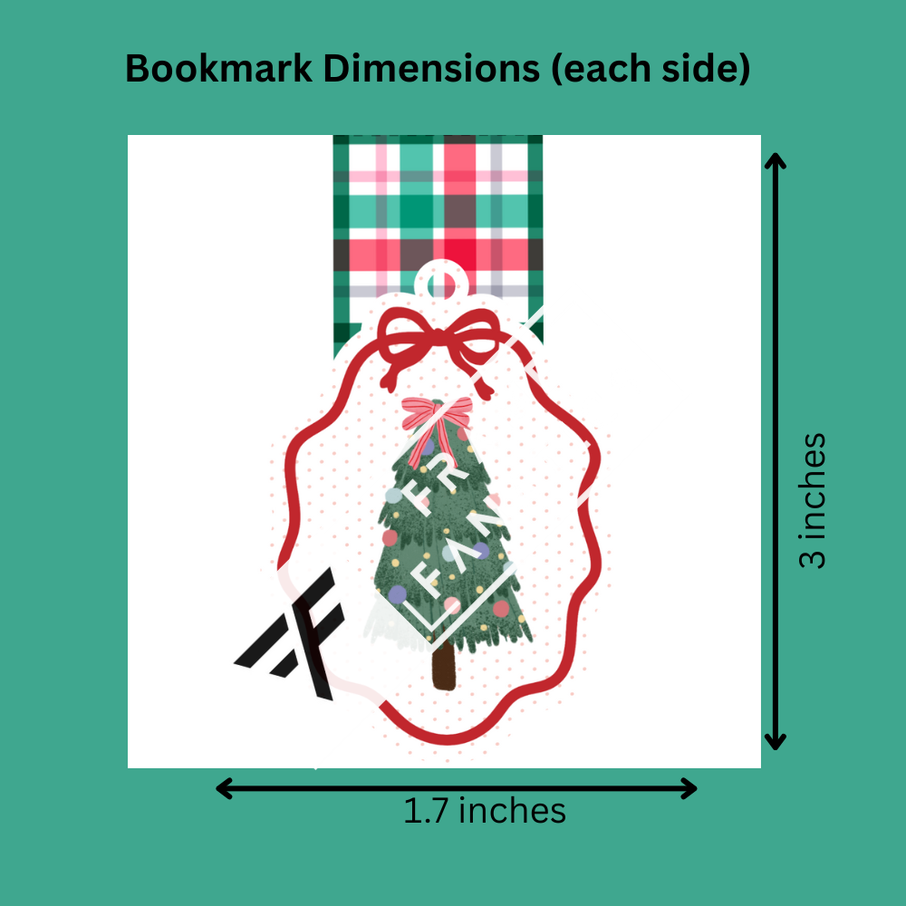 Christmas Tree & Bow – Christmas Edition Premium Magnetic Bookmark