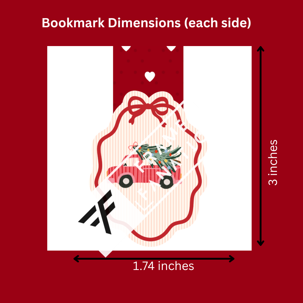Christmas Tree Delivery Joy – Christmas Edition Premium Magnetic Bookmark