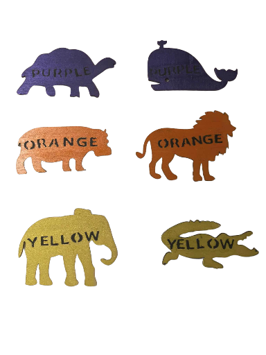 Handcrafted Colorful Animal Magnets for Kids