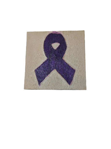 Handcrafted Cancer Awareness Coaster Set