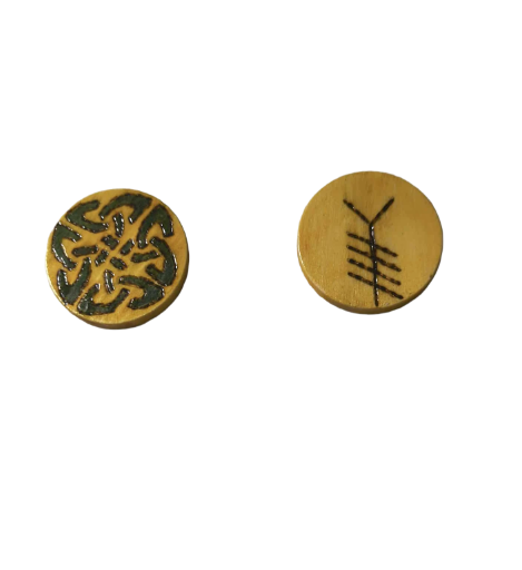 Handcrafted Ogham Rune Token
