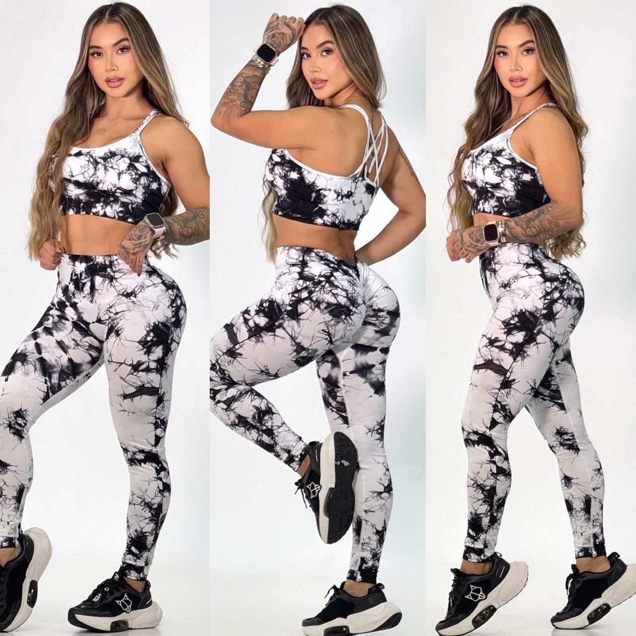 Conjunto 🏋️‍♀️importado sin costura🌸 