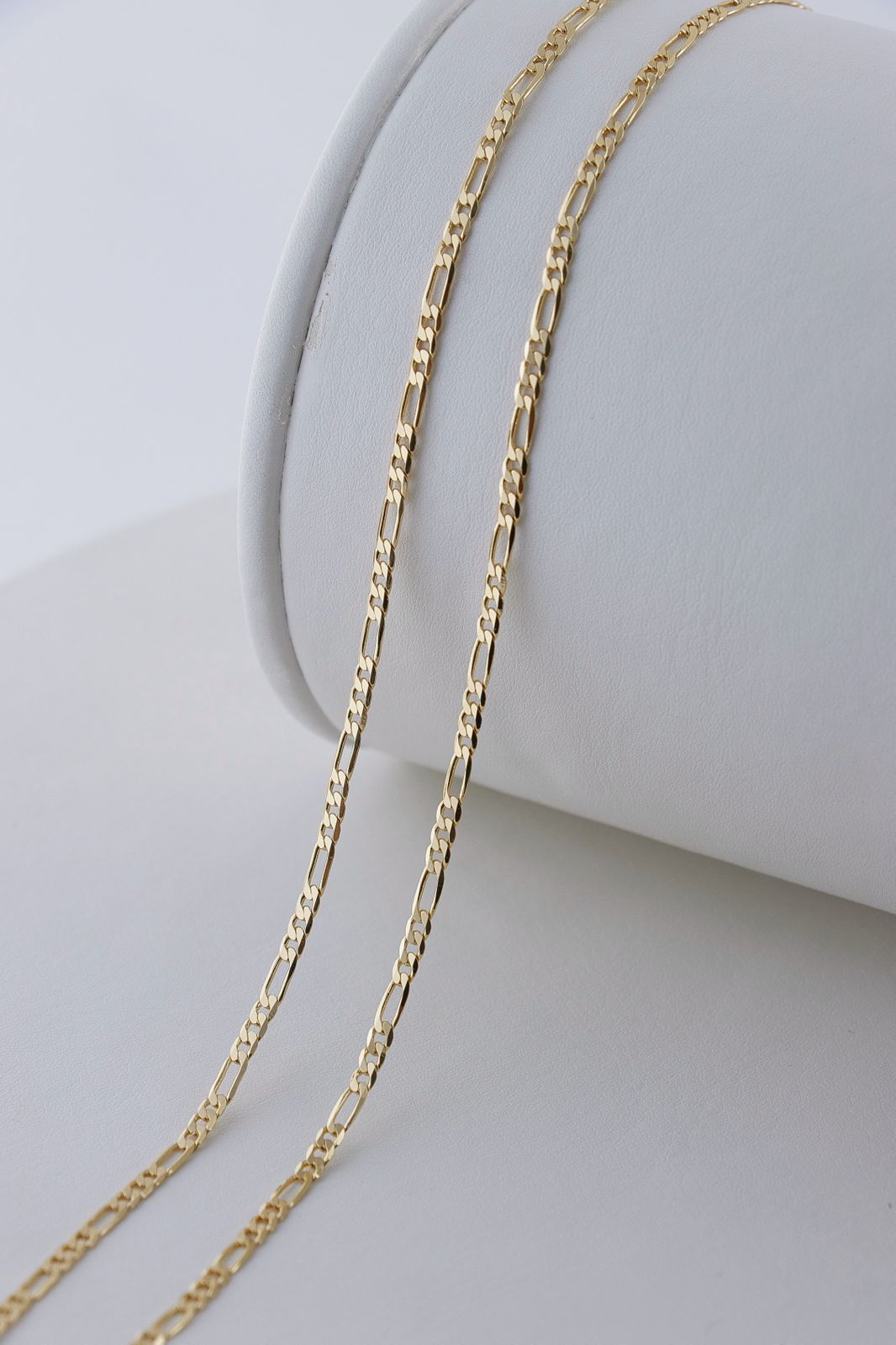 Collar de cadena de caja de oro laminado
