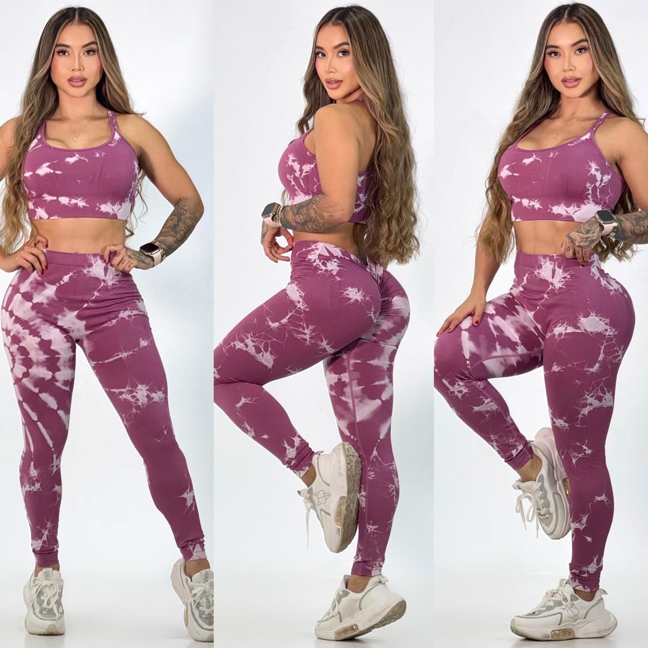 Conjunto 🏋️♀️importado sin costura🌸