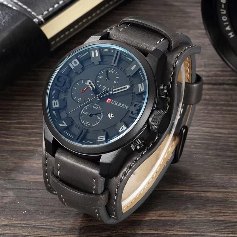 Reloj CURREN para caballero en CUERO